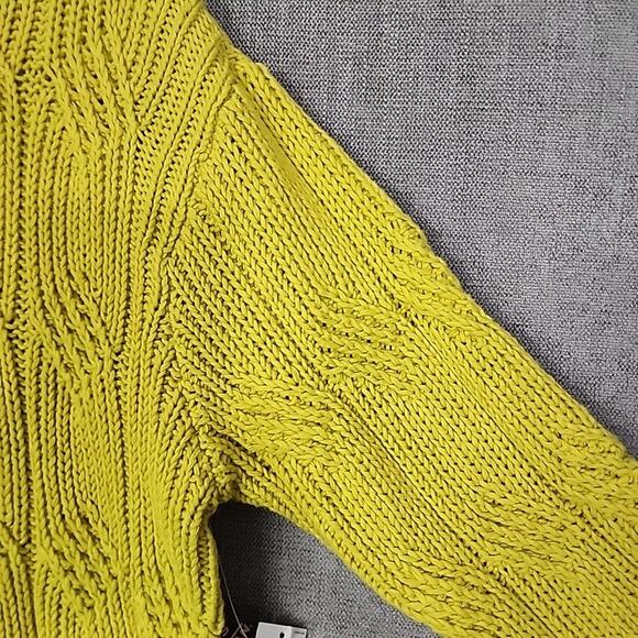 Vans Womens Yellow Knit Long Sleeve Fashion Sweater NWT Size Small - Picture 8 of 16